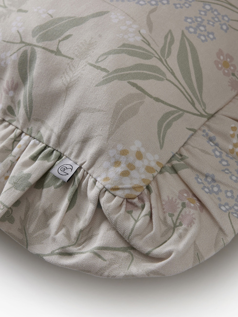 Flora Housse de Coussin Volant 50x50