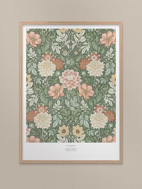 Poster Dahlia Garden